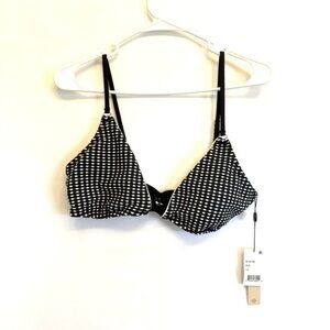 Nanette Lapore Women’s Black String Bikini Top Size 14